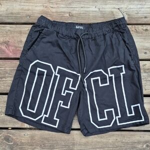 Boohoo Mens Black Hybrid Shorts